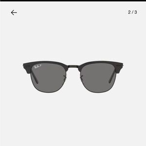 Ray-Ban Clubmaster Sunglasses — Black Frame with Black Lenses